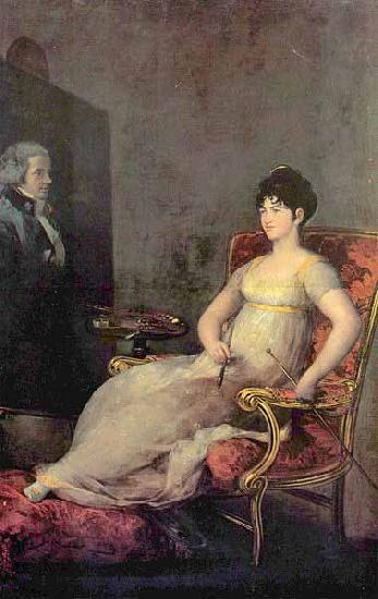 Francisco de Goya Portrait of Maria Tomasa Palafox y Portocarrero, Duchess of Medina-Sidonia and Marchioness of Villafranca oil painting image